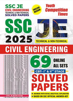 2024-25 SSC JE CBT I & II Civil Engineering Solved Papers 1048 1495 E