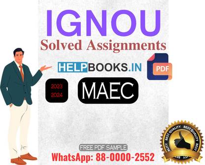 IGNOU Master's Degree Programme Latest IGNOU Solved Assignment 2023-2024 For December IGNOU EXAM : MAEC Solved Assignments For Master Of Arts Economics