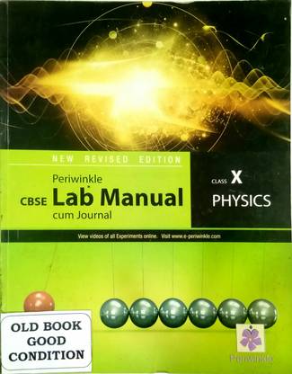 Periwinkle CBSE Lab Manual Cum Journal PHYSICS Class-10 (Old Book)