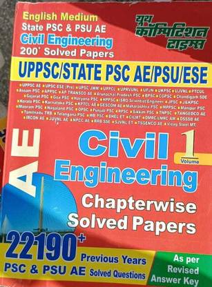 UPPSC State PSC PSU ESE Assistant Civil Engineering Chapter-Wise Solved Papers Vol 1