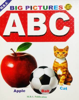 ABC(Big Size Pictures) Hard Paper Alphabet Book (Odia- English) ABCD Alphabet HD Quality Images/ Big Size Book