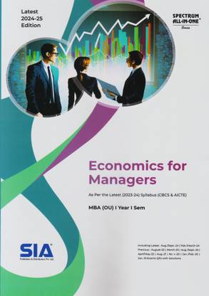 Economics For Managers MBA I-Year I-Sem (O.U) As Per The Latest (2023-24) Syllabus (CBCS & AICET) Latest 2024-25 Edition