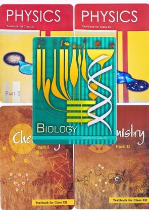 NCERT Textbooks For Class 12th (PCB) - Physics Part 1&2, Chemistry Part 1&2 And Biology - Set Of 5 Books - New Edition 2025
