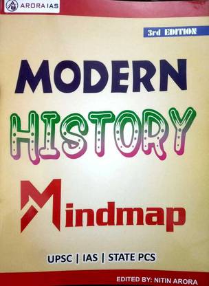 Modern History Mind Map (Quick Revision Mind Map) By Arora IAS For UPSC/IAS/PCS/CDS/CAPF/NDA/SSC/UPPCS/BPSC/RAS/MPPCS/WBPCS/TNPCS/OPSC/Railway Exam