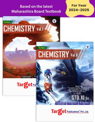 Std 11 Perfect Chemistry Books | Chemistry 1 And 2 | FYJC Chemistry Guide | Science | Based On Maharashtra State Board New Syllabus | Also Includes Quick Review And Chapterwise Topic Test | Set Of 2 Books