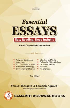 Samarath's, Essential Essays Easy Reading, Deep Insights By Shreya Bhargava - Edition 2024