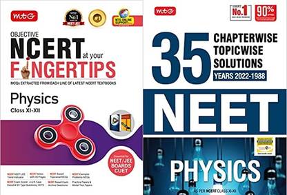 MTG Objective NCERT At Your FINGERTIPS Physics + 35 Years NEET Previous Year Solved Question Papers With NEET Chapterwise Topicwise Solutions - Physics For NEET Exam 2023 ( COMBO SET )