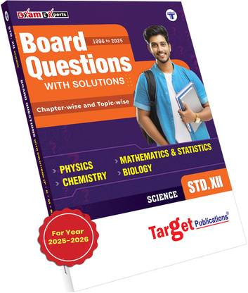Std 12 Science Board Questions With Solutions 2026 | 1996-2025 | Physics, Chemistry, Maths & Biology | Latest Exam Pattern & Solutions