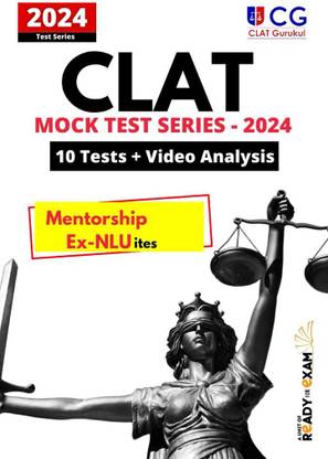 CLAT 2024/25 Mock Test & Video Analysis - 10 Mocks Set