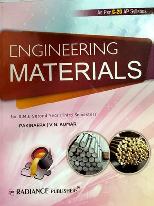 Engineering Materials For D.M.E Second Year ( Third Semester 1st Edition 2023 S Per C-20 AP Syllabus