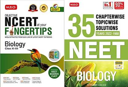 MTG Objective NCERT At Your FINGERTIPS Biology + 35 Years NEET Previous Year Solved Question Papers With NEET Chapterwise Topicwise Solutions - Biology For NEET Exam 2023 ( COMBO SET )