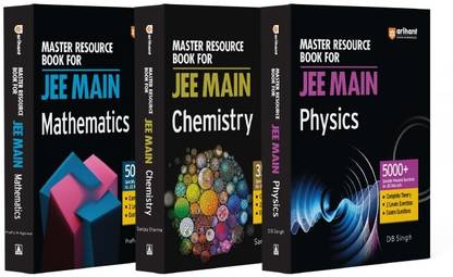 Master Resource Book For JEE Main 2024 - Physics, Chemistry, Mathematics (Set Of 3 Books)