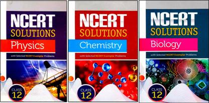 (Combo Pack Of 3 Books) NCERT Solution Physics+chemistry+Biology (For 12th Class) [with Selected NCERT Exemplar Problems]