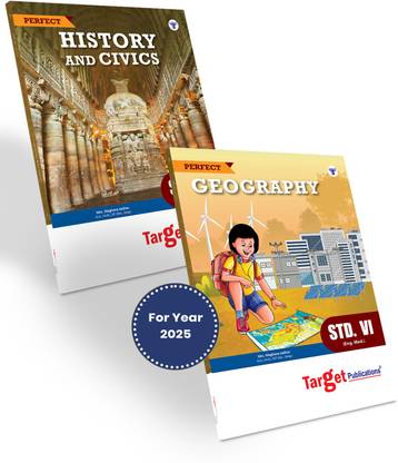 Std 6 Perfect Notes History - Civics And Geography Book | English Medium | Maharashtra State Board | Includes Textual Question Answers, Chapterwise Assessment And Pictorial Explanations | Based On Std 6th New Syllabus