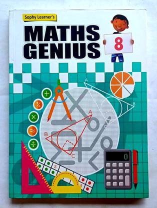 Maths Genius Class- 8 With Workbook (Old Like New Book)