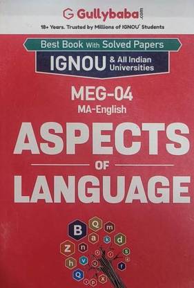 Ignou Ma English Meg-4 Aspects Of Language Edition 2024