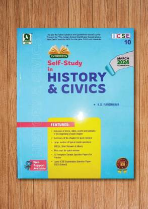 Evergreen ICSE Self Study History And Civics - Class 10 (For 2024 Exams)