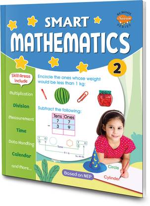 Smart Mathematics-2 book for kids : Maths learning book, Kids math book, Math practice for kids, Kids maths learning book.