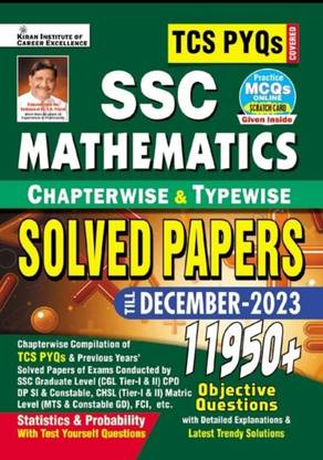 Kiran Publication SSC Mathematics Tcs Pyq Solved Paper December -2023 Updated