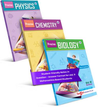 Std 11th Precise PCB Books (Physics, Chemistry & Biology) Notes Combo, Science (Maharashtra Board)