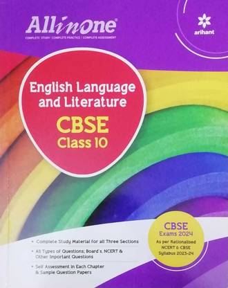 Arihant All In One English Language And Literature Cbse Exam 2024 Class 10