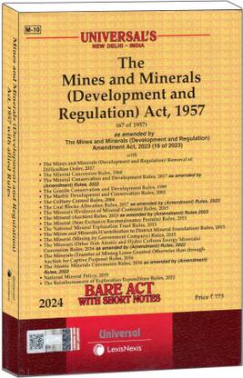The Mines And Minerals ( Development And Regulation ) Act, 1957 Edition 2024