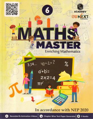 MATHS MASTER Enriching Mathematics - 6 (PW ACADEMY)