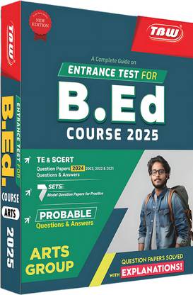 B.Ed Entrance Test Guide For Arts Group 2024 New Edition TBW
7 Sets Model Question Papers For Practice
Question Papers Solved With Explanation