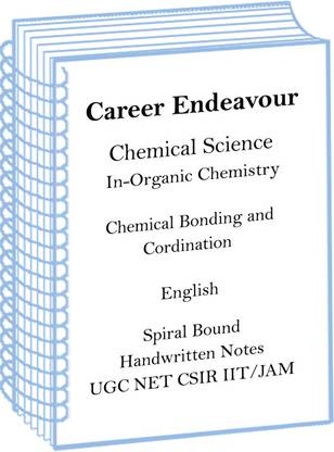 Career Endeavour Chemical Bonding And Cordination Inorganic Chemistry Handwritten Notes For UGC Net CSIR