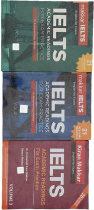 Makkar IELTS Academic Readings Vol. 1,2 And 3 Set For Exam Practice