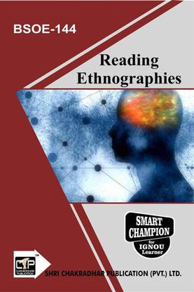 IGNOU BSOE 144 Solved Guess Papers Pdf From IGNOU Study Material/Books Reading Ethnographies For Exam Preparation (Latest Syllabus) IGNOU Bachelor Of Arts (HONOURS) (CBCS) Sociology