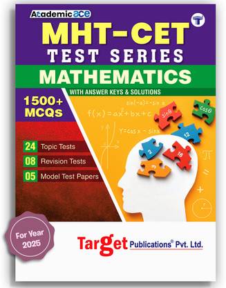 MHT-CET Test Series Mathematics | 1500+ MCQs With Answer Key & Solutions | Engineering Entrance Exam 2025