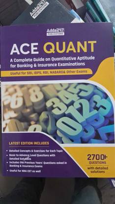 ACE QUANT A Complete Guide On Quantitative Aptitude For Banking & Insurance Examinations (Paperback, Adda247 Publications)