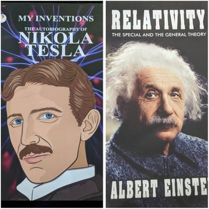Combo Of 2 My Inventions The Autobiography Of Nikola Tesla Relativity Albert Einstein