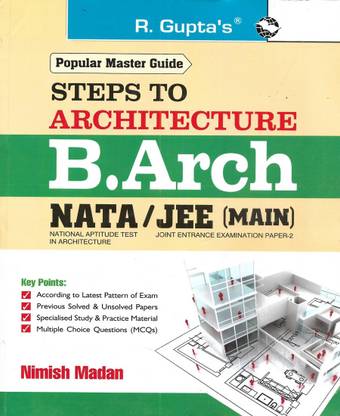 B.Arch NATA / JEE (MAIN) Steps To Architecture Book & Solved Papers In English