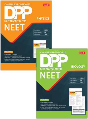 MTG Chapterwise Topicwise Daily Practice Papers (DPP) Sheets For NEET - Physics & Biology (Set Of 2 Books) With Mock Test Papers Based On Latest NEET Exam 2023 Pattern