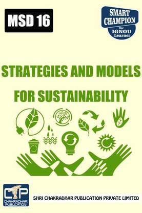 IGNOU MSD 16 Solved Guess Papers Pdf From IGNOU Study Material/Books Strategies And Models For Sustainability For Exam Preparation (Latest Syllabus) IGNOU Post Graduate Diploma In Sustainability Science (PGDSS)