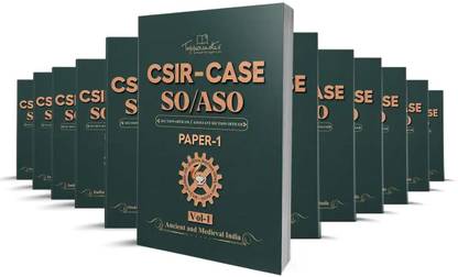 CSIR CASE SO/ASO Section Officer/ Assistant Section Officer Recruitment 2023-2024 Study Material For Paper 1 2 3 Examination Set Of 12 Books In English Latest Edition