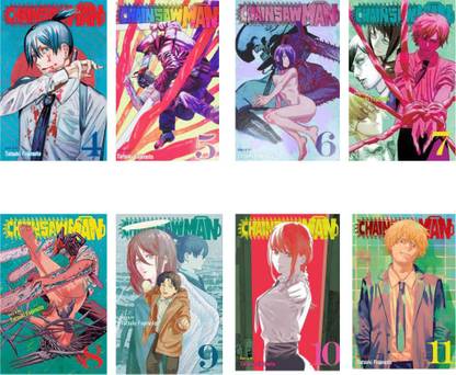 Chainsaw Man Vol 4 & Vol 5 & Vol 6 & Vol 7 & Vol 8 & Vol 9 & Vol 10 & Vol 11 (Paperback By Tatsuki Fujimoto) (Paperback, Tatsuki Fujimoto)