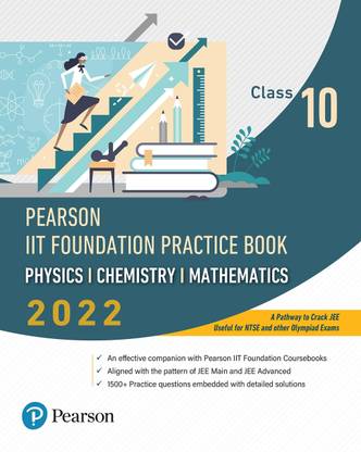 Pearson Iit Foundation Practice Book For Class 10 (Physics,chemistry ,mathematics)