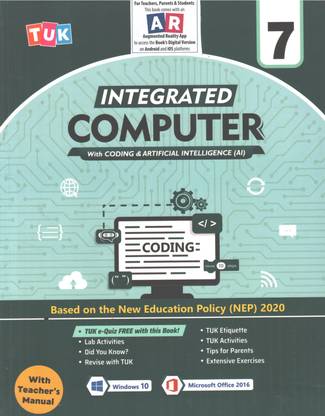 Integrated Computer With Coding & Artificial Intelligence Class 7