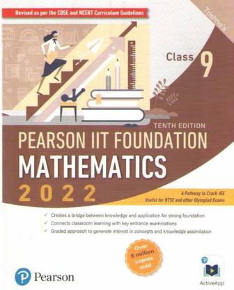 Pearson Iit Foundation Mathematics (10th Edition) For Class - 9,