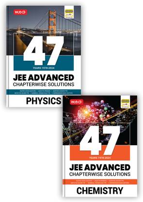 MTG 47 Years JEE Advanced (1978-2023) Chapter-Wise Previous Years Solved Question Papers Physics & Chemistry | JEE Advanced PYQ For 2025 Exam (Set Of 2 Books)