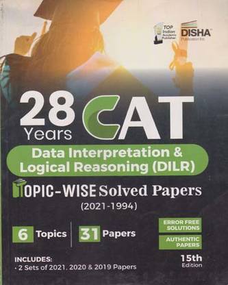 Disha 28 Years Cat Data Interpretation & Logical Reasoning (Dilr) [15 Th Edition]