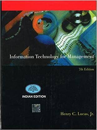 Information Technology For Management 7th Edition By Henry C. Lucas