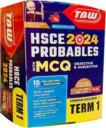 Hsce Probables Objective & Subjective With Mcq 2024 Term 1 Only Class 10th Tbw Testpaper Odia Medium