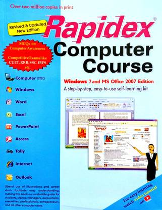Rapidex Computer Course (English Medium) Windows 7 And MS Office