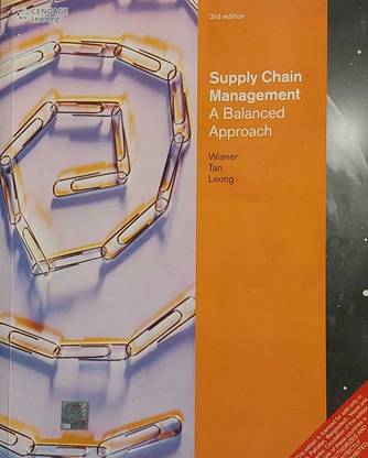 (USED) Supply Chain Management A Balanced Approach 3rd Edition Cengage