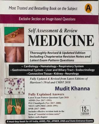 सेल्फ असेसमेंट एंड रिव्यू मेडिसिन पार्ट - ए