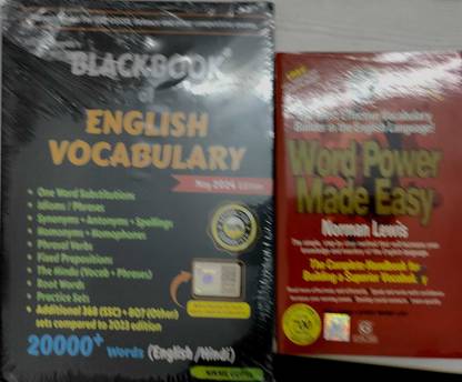 Black Book English Vocabulary 2024 (Paperback, Gupta Nikhil) & Word Power Made Easy ( Normal Lewis )